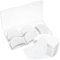 Gjinxi 100 almohadillas protectoras de sombra de ojos para ojos, sombra de ojos, almohadillas de gel para sombra de ojos, plantillas para prevenir extensiones de pestañas, tinte y residuos de
