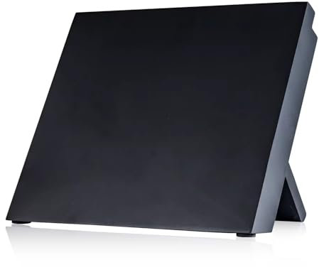 KAAMUT® – Bloc à Couteaux Magnétique en MDF Noir – Durable, Élégant et Sécurisé