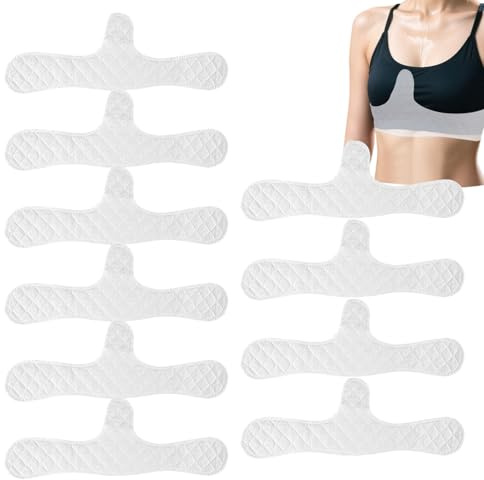Assorbisudore Seno Donna - Protezione Reggiseno Antitraspirazione - Separatori Pieghe Cutanee Riutilizzabili Traspiranti contro Sudorazione per Sottoseno Addominale Post Parto e Temperature Elevate