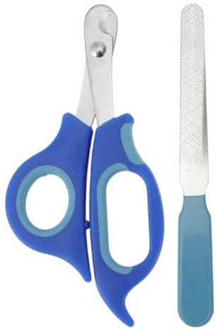CAPASTEC 1 set klosax, klosax för nybörjare, klosax, med nagelfil ligger bra i handen, kattklosax, mörkblå