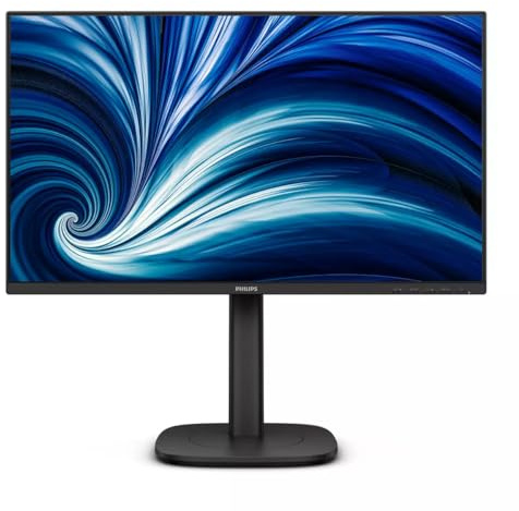 PHILIPS Monitor 24B2U3301D 24 pollici 1920x1200, WUXGA, 100Hz, IPS Panel, 4ms GtG, USB Hub Speakers, Height Adjustment, (HDMI1x 1.4 DP 1x 1.4) Nero