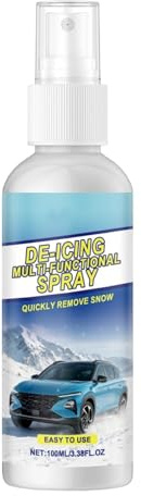 Duroecsain Líquido anticongelante para parabrisas de coche, 100 ml, líquido anticongelante para ventanas de coche, para conductores, caravanas, SUV, sedanes, clima frío, viajes por carretera