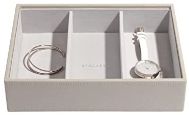 Stackers Taupe Classic Medium Jewellery Box Watch/Accessories Layer