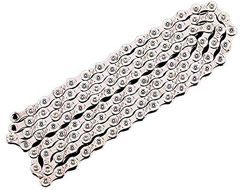 VOANZO Fahrradkette, vergoldet Silber Rostfreie Mountain Road Fahrradkette, 11-Fach 33-Fach