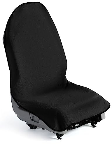 lebogner Waterproof Sweat Towel Car Seat Cover for Post Gym Workout, Running, Swimming, Beach and Hiking, Universal Fit Anti-Slip Bucket Seat Protector for Cars, SUVs and Trucks, Machine Washable