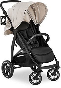 hauck Rapid 4D, Beige - Kinderwagen mit Pannensicheren Gummiräder - ab Geburt bis 22 kg - mit Liegefunktion, UPF 50+, Schnell Klappbar, Becherhalter, Höhenverstellbar