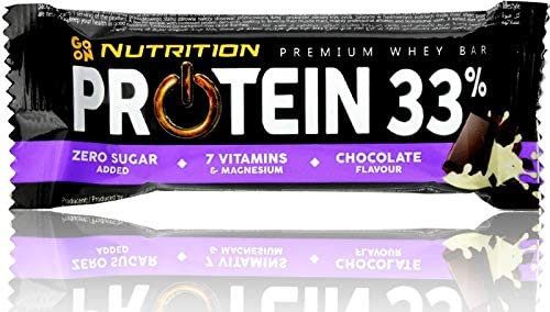 10x Sante Go on 33% Proteinriegel je 50g | Vitamine Magnesium Niacin Thiamin | proteine bar Genuss Aktivriegel | Nahrungsergänzungsmittel (10er Pack) (Chocolate)