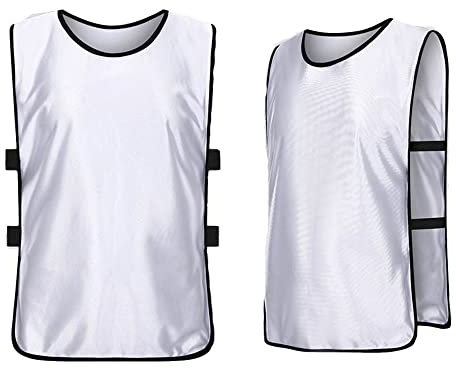 Cheuling 12 Stück Sport Trikot Leibche Fußball Trainingsleibchen für Kinder und Erwachsene, Markierungshemd Trainingsleibchen Team-Spiel Bibs für Herren Damen Senioren Junioren