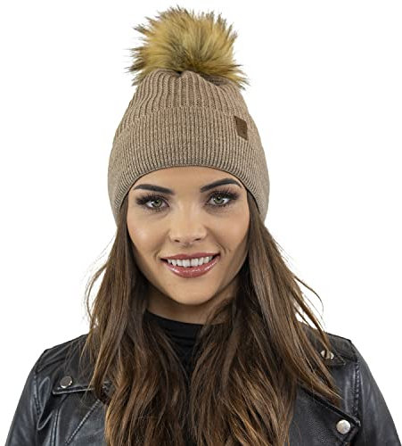 Vivisence Women's 7042 Hat, Beige, Einheitsgröße