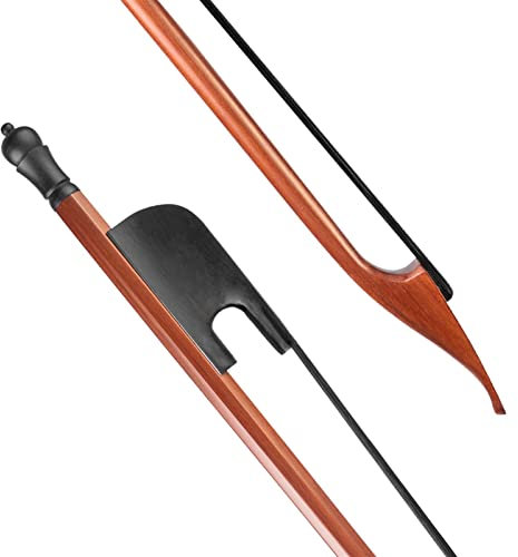 TSTS Geigenbogen Geigenbogen-Sammlung In Voller Größe 4/4 Geigenbogen Brasilholzbogen Ebenholz Frosch Mongolei Rosshaar Fernambuk (Color : 01)