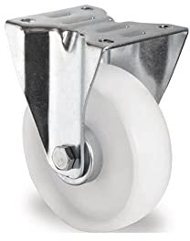 Promat Bockrolle Rad-Ø 200 mm Tragfähigkeit 350 kg Polyamid Platte L135xB110 mm
