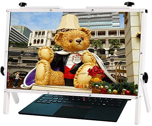 3D-HD-Bildschirmverstärker, Vergrößerungsbildschirm für Laptops, kompatibel mit 14/15/16/17/18/20-Zoll-Mobiltelefonen, Tablets, Laptop-Bildschirmlupen, Halter für Bildschirmlupen mit verstellbare