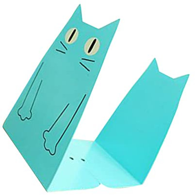 TEHAUX 1 Paar Buchstützen aus Metall Buchstützen für Regale Buch Veranstalter Geschenke Ornament Bücherregal Buchstopper Hase Statue Bücherstand Dekorationen schmücken