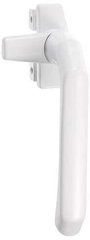 Uonlytech Aluminum Window Handle Right Handed Sash Window Hardware Replacement Casement Operator White
