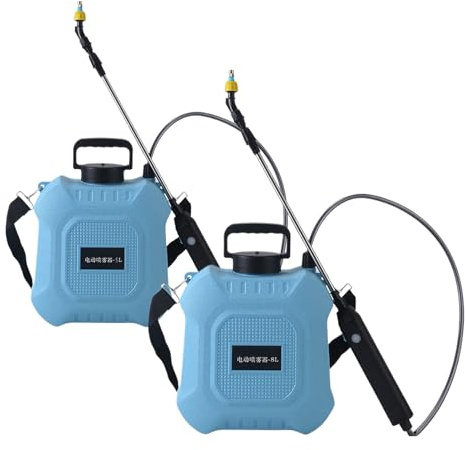 Spruzzatore a batteria - Spruzzatore per giardini elettrici | Sprayer Garden con spalla regolabile | Pompa da cantiere ricaricabile 5L/8L con ugello regolabile, bacchetta telescopica | Strumento di pu