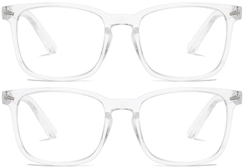 Eyglajdd 5er-Pack Blaulichtfilter Lesebrillen für Damen und Herren mit Federscharnieren Computerbrillen und Lesehilfen