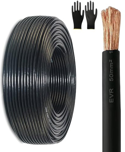 Cavo Ad Alta Tensione EVR 1500V Da 50 Mm²/70 Mm²/120 Mm², Guaina In Rame Privo Di Ossigeno XLPE For Veicoli Elettrici, Solare, Stazioni Di Ricarica, Ignifugo(16mm2)