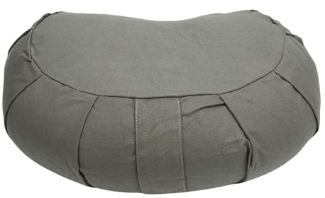 Jonlaki Halbmond - Meditationskissen mit Baumwollbezug, ideal für & Meditation, kompakt und leicht, (2)