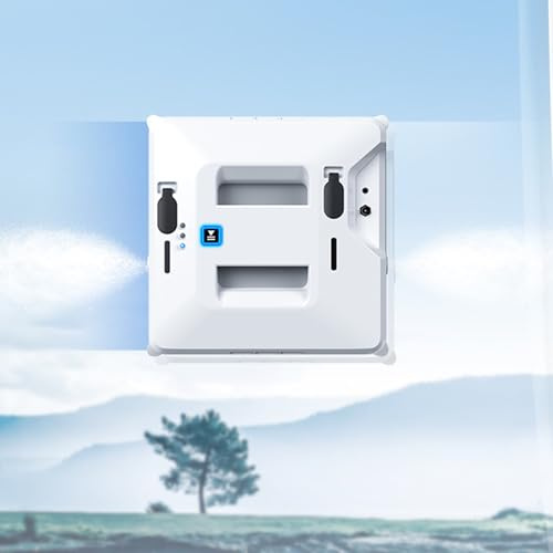 Robot limpiacristales inteligente, 3000 Pa, automático, con antideslizante, boquillas dobles, 3 modos de limpieza y control remoto. Ideal for cristales, espejos y azulejos en interiores y exteriores.