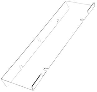 ROMISBABA Soporte Ergonómico para Teclado Acrílico Compatible con Teclados Teclas Elevador Portátil para Ordenador y Accesorios de Escritorio