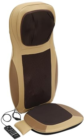 Ganzkörper-Massagematte, Massagesitzauflage mit Wärme, Rückenmassagegerät für Stühle 3 Modi 3 Intensitäten 3 Wärmestufen für Rücken Nacken Schulter