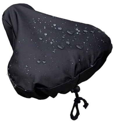 CashMuch Fahrradsattelbezug, wasserdicht, 27 x 24 cm, für MTB, Straße, Kinderfahrrad, Staub- und UV-Schutz, 210D-Oxford-Gewebe