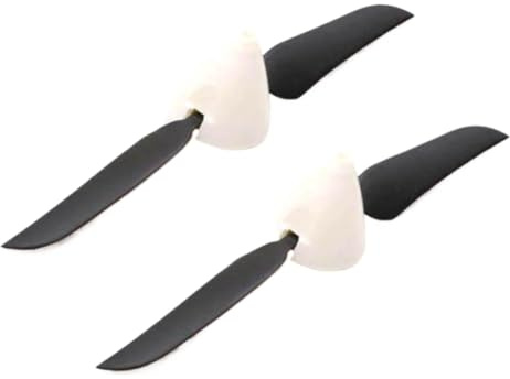 ZenithRide 2PCS Folding Propeller Spinner Aperture 2mm Foldable Paddle with Prop Cover 4.5x3 5.1x3.1 5.5x3.3 Compatible with RC Glider Fixed-Wing(2pcs 5.5x3.3 Forward)