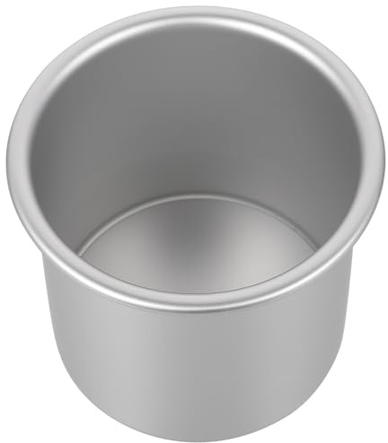 Toyvian Stampo da Forno per Torta Chiffon 4 Pollici Alto Fondo Estraibile, Teglia Riutilizzabile per Dolci Fai da Te, Accessorio Cucina per Pasticceria e Cottura in Forno