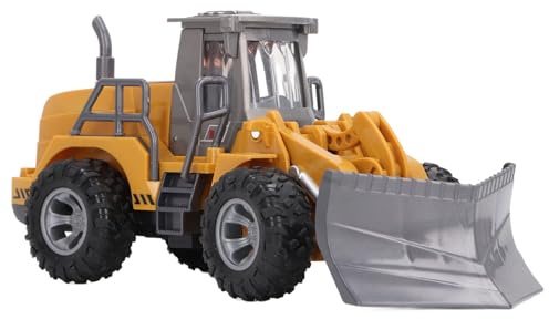 Maqulae Caricatore Frontale Apripista Telecomandato Giocattolo per Auto di Ingegneria RC Spazzaneve con Parti Mobili Realistiche per Regalo di Festa di Compleanno per Bambini