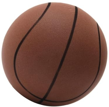 Riaisttd Tyst Basketboll för inomhusvolleyboll | Skumbollsträningsboll | Krossbar basketboll med reducerat ljud för störningsfri inomhusträning