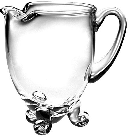 BARSKI handgefertigt rund-Beiner Glas Krug mit Griff, mit Auslauf, Ice, 26 oz, 15,9 cm H, Made in Europe