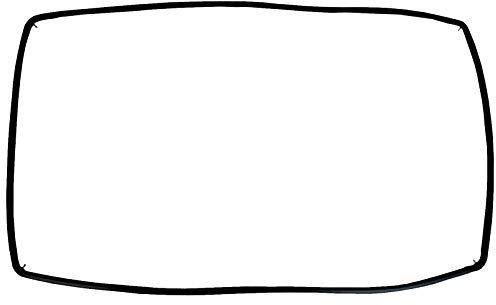 Spares2go 4-seitige Türdichtung Gummidichtung + Clips für Smeg Ofen Herd (590 x 360 mm)