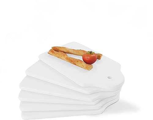 Holst Porzellan FB 024 FA1 Juego de 6 Tablas de Desayuno de Porcelana, 24 x 14 cm