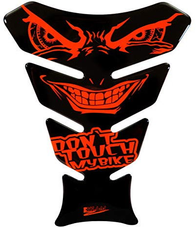 BIKE-label Tankpad Motorrad neon rot orange kompatibel für Honda 502820VA