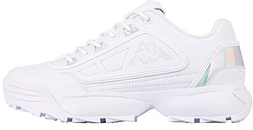 Kappa Rave Gc Women, Zapatillas Unisex Adulto, White, 38 EU