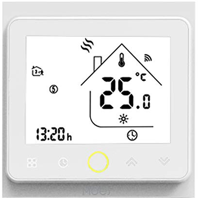 MOES Smart Alexa Tuya ZigBee Wireless Thermostat für 5A Warmwasserbereiter, kompatibel mit Smart Life Tuya Alexa Google App 【Funktioniert nur mit Tuya ZigBee Hub】
