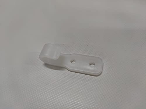 Gancio Zig Zag per Teloni in Plastica – Gancio Curvo per Sponde Furgoni, Gazebi, Piscine, Pergole, Barche, Tettoie – Fissaggio Corde Elastiche – Resistente e Antigraffio