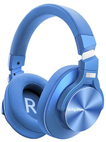 Srhythm NC75 Pro Casque Audio sans Fil Bluetooth V5.0 à Réduction de Bruit Active, Jusqu´à 40H, Casque Supra-Aural Microphone,Charge Rapide Oreillette Haute Fidelité