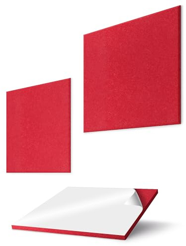 vilz Schallabsorber für Wand & Decke aus recyceltem Filz - Akustikpaneele quadratisch modular 55x55x1,2 cm