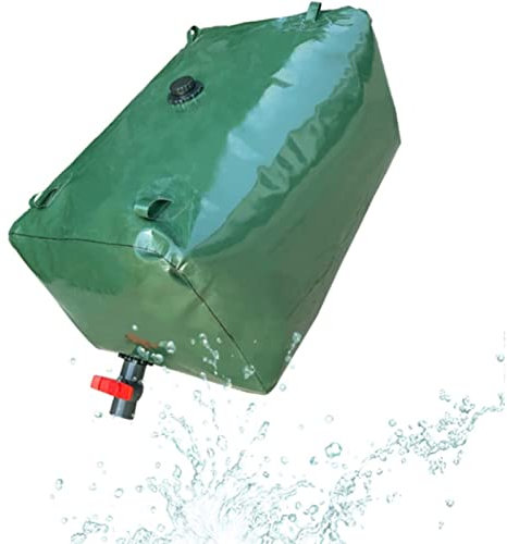 Wasserspeicherblase Wasserblasentanks Grün Notwassertank, Weich Zusammenklappbar Regenwasser Blase, Camping Wasserbehälter Für Outdoor Garten Wasserversorgung ( Size : 1.5x1x0.7m/1000L/264.2Gallons )