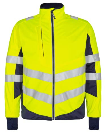 FE Engel Safety Softshelljacke, reflektierende Herren Warnschutzjacke