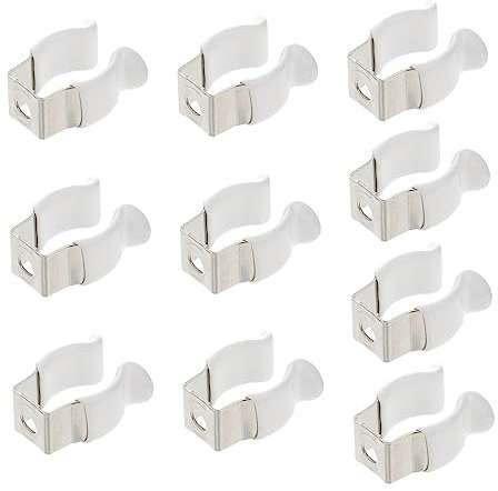 Levemolo 10stücke Metallklammern Für Led-lichtrohr U-halterung Zur Montage Wandclip Für Lampenfassung Röhrenklemmen Für Lagerhallen Und Werkstätten