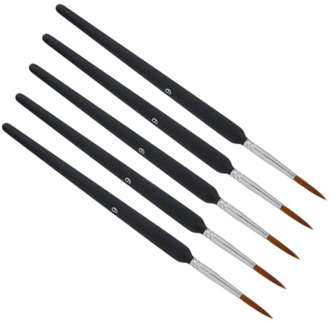 ibasenice Lot de 5 Stylos Pollinisateurs Portatifs pour Jardin, Arbres Fruitiers et Légumes – Brosses Fines de Pollinisation Manuelle, Outil Léger et Polyvalent pour Jardinage Extérieur,