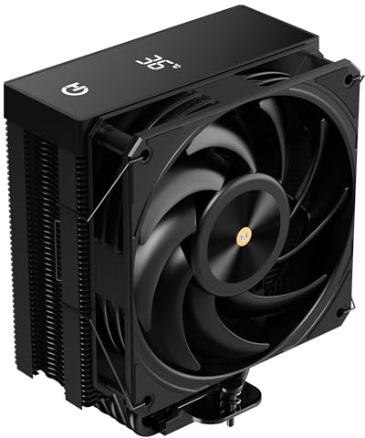 Hiditec DC10 PRO | Disipador CPU con Pantalla Digital | 220W TDP | Negro | 6 heatpipes de cobre | Ventilador 120 mm PWM FDB | Intel LGA 1851/1700 | AMD AM5/AM4