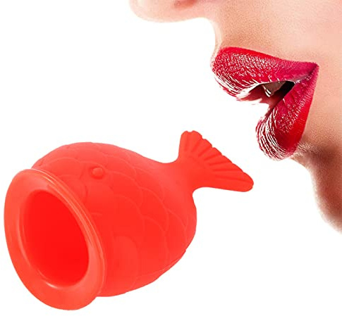 Labios completos, portátil lindo relleno de labios de silicona en forma de , aumentador de labios, herramienta de belleza para mujeres y la mayoría de las personas