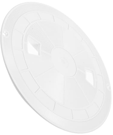 JOINPAYA Couvercle de Skimmer Rond pour Piscine Accessoire de Piscine Compatible SPS Remplacement Facile Plaque de Protection pour Skimmer de Fond