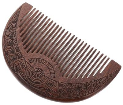 SHERCHPRY Pettine in Legno per Parrucchieri Pettine per Uso Domestico Comodo di Accessorio per Cura dei Capelli Piccolo e Portatile per Viaggio e Lavoro