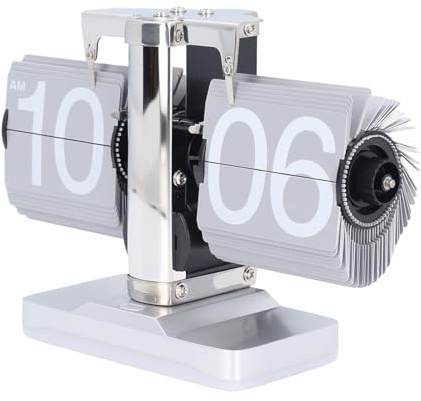 Hamwesh Orologio da Scrivania a Lancio, Orologio Digitale retrò con Luce Regolabile per l'arredamento dell'ufficio per la Camera da Letto (#2)