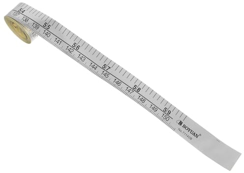 CIYODO 1.5m Self-adhesive Measuring Tape Scale Tape for Workbench Removable Adhesive Measure for Painting Sewing and Drafting Projects