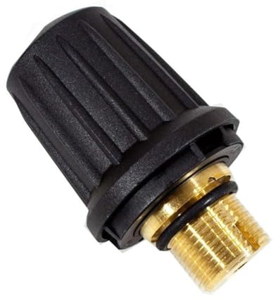 FUANA Für Kärcher 4.590-105.0 Sicherheitsschloss Sicherheitsventil mit schwarzem O- Für Ring 6.363-279.0 Dampfreiniger Ersatzteile
